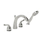 Huntington Brass Isabelle Satin Nickel Roman Tub Filler Faucet