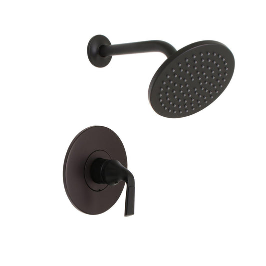 Huntington Brass Joy Matte Black Shower Trim Package