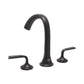 Huntington Brass Joy Matte Black Widespread Faucet