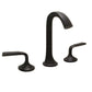 Huntington Brass Joy Matte Black Widespread Faucet