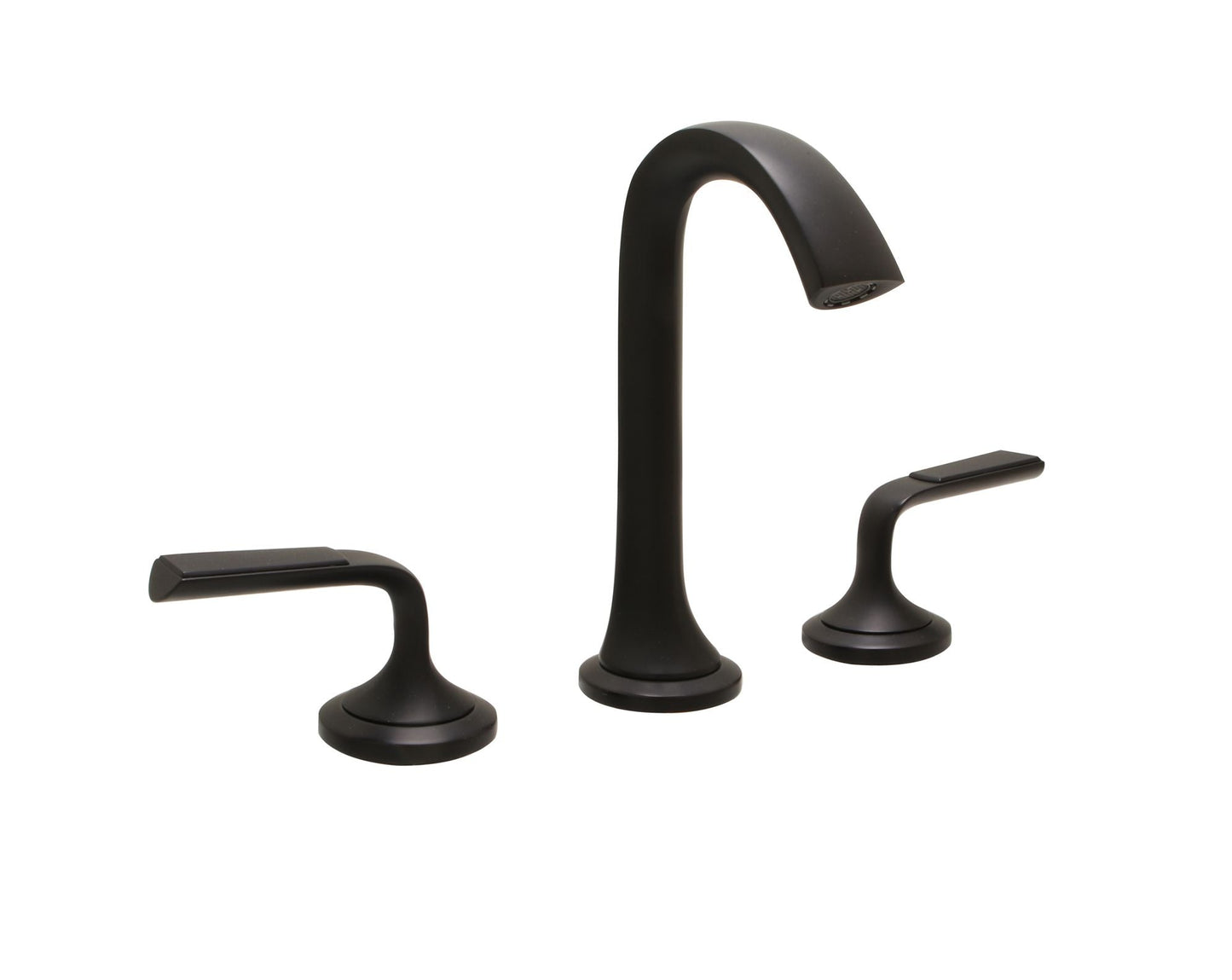 Huntington Brass Joy Matte Black Widespread Faucet