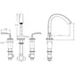 Huntington Brass Joy PVD Polished Nickel Roman Tub Filler Faucet