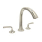 Huntington Brass Joy PVD Polished Nickel Roman Tub Filler Faucet