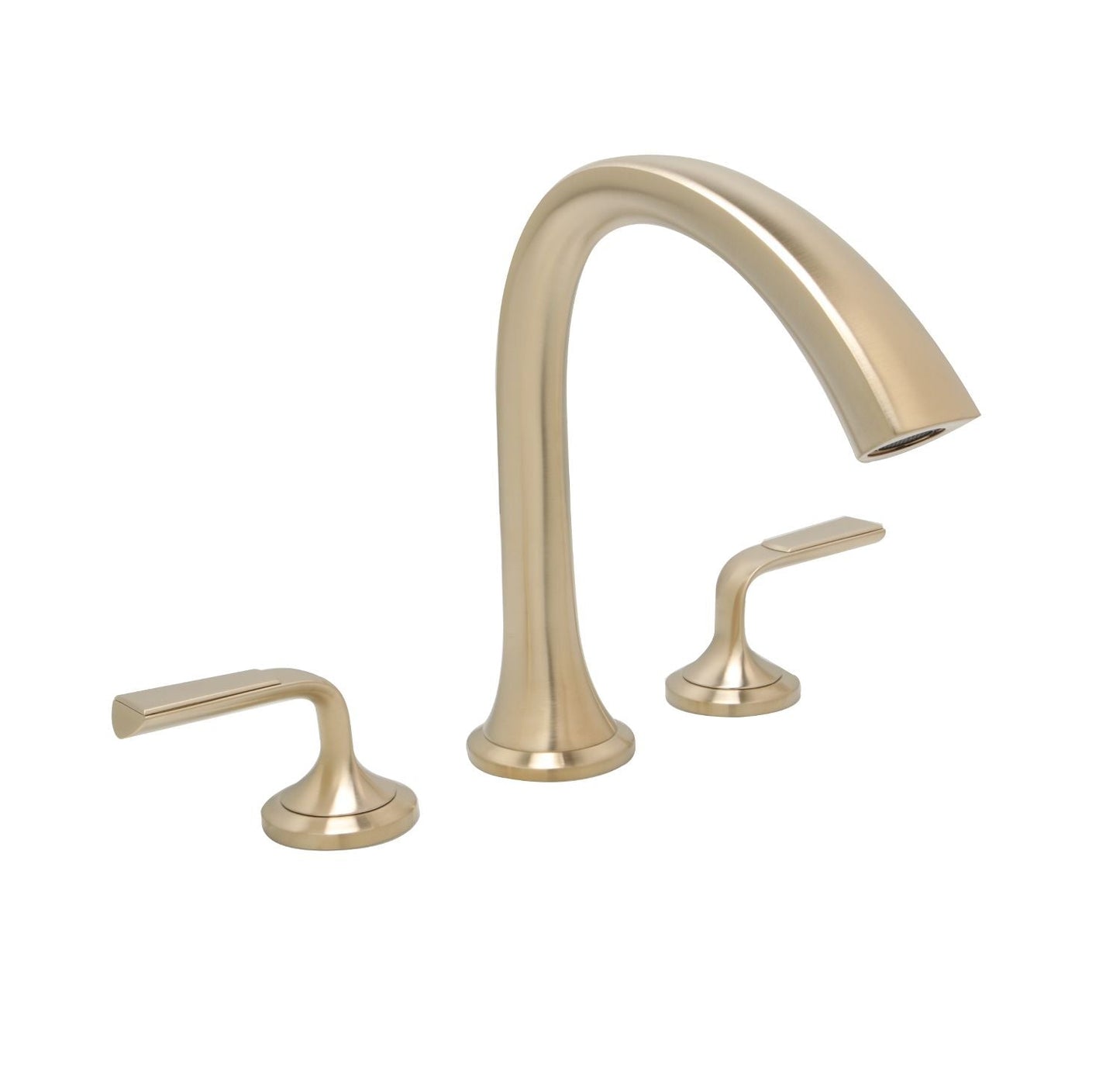 Huntington Brass Joy PVD Satin Brass Roman Tub Filler Faucet