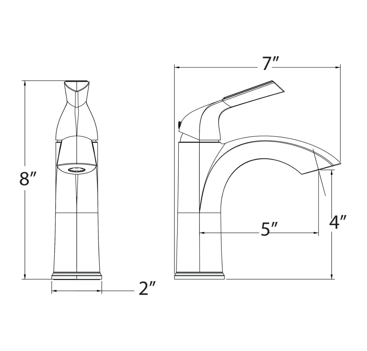 Huntington Brass Joy PVD Satin Brass Single Control Lavatory Faucet With Brass Style Pop-Up Drain Assembly