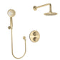 Huntington Brass Joy PVD Satin Brass Thermostatic Shower Package