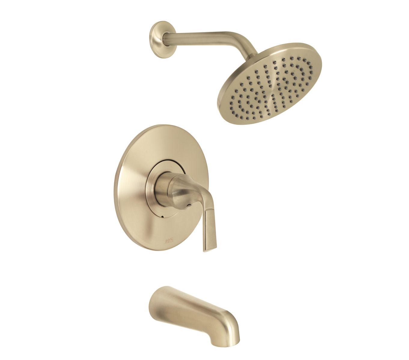 Huntington Brass Joy PVD Satin Brass Tub and Shower Trim Package