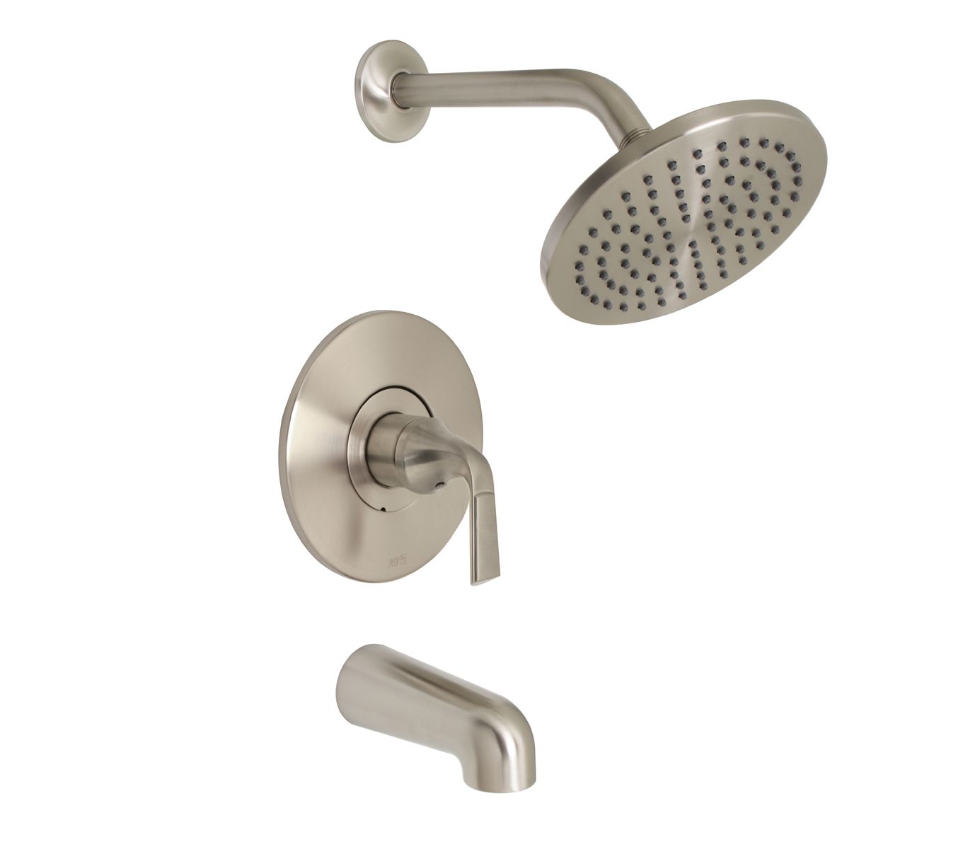 Huntington Brass Joy PVD Satin Nickel Tub and Shower Trim Package