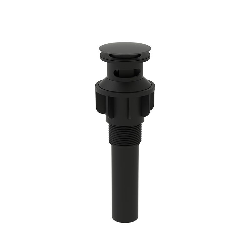 Huntington Brass Matte Black ABS Constructed Push Style Pop-Up Drain With Over-flow (P0312349)