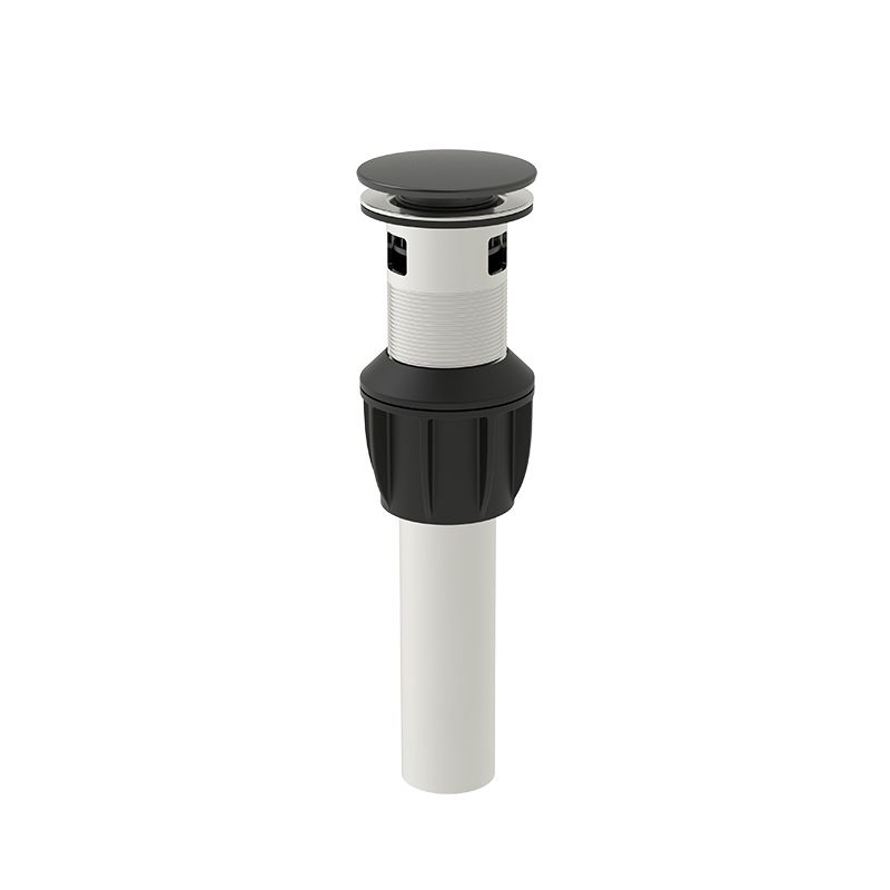 Huntington Brass Matte Black Push Style Pop-Up Drain Without Over-flow (P0112449)