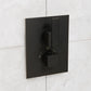 Huntington Brass Matte Black Square Thermostatic Shower Package