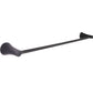 Huntington Brass Matte Black Towel Bar for Joy and Trend Series