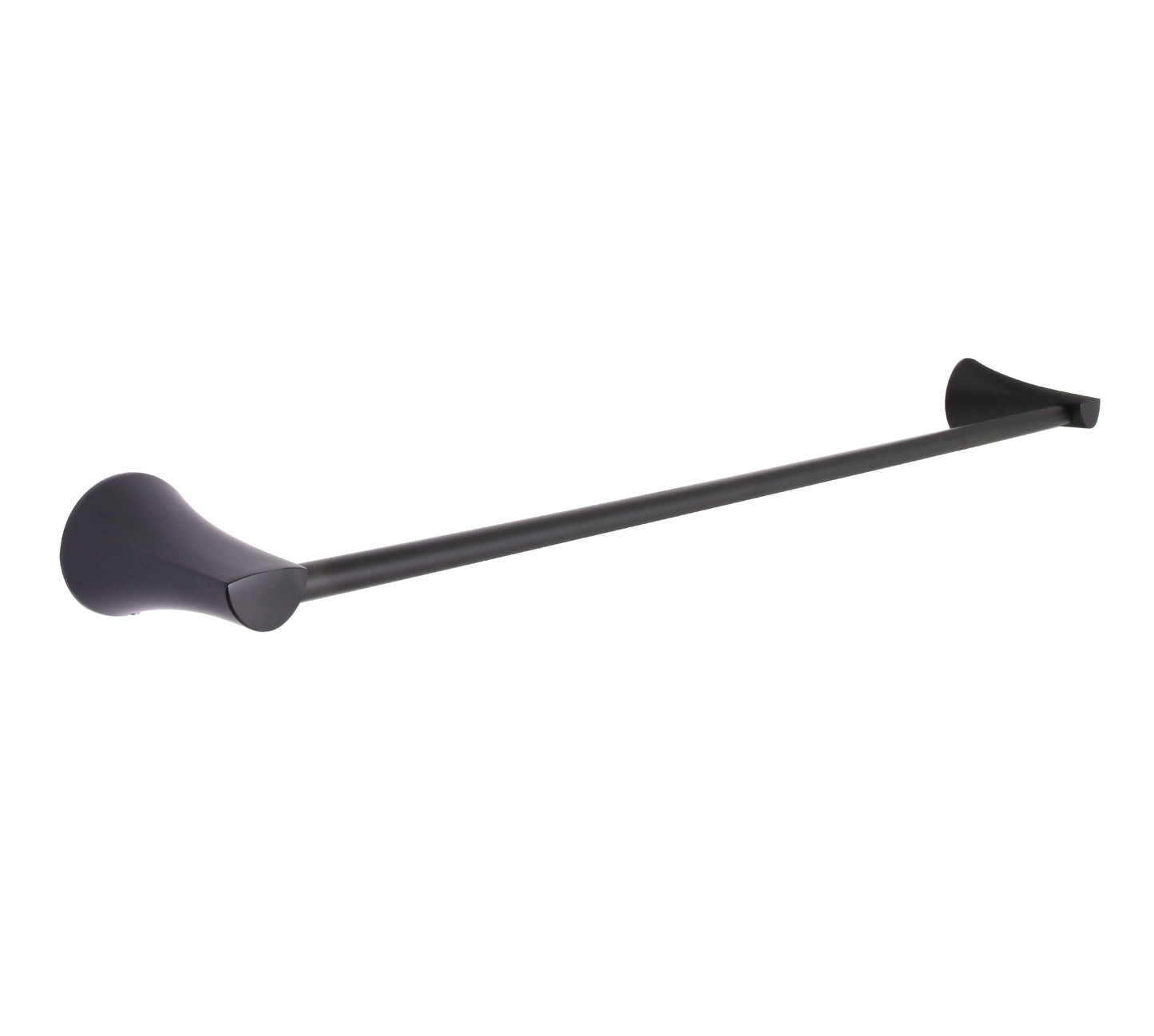 Huntington Brass Matte Black Towel Bar for Joy and Trend Series