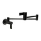 Huntington Brass Modern Style Matte Black Wall Mounted Pot Filler