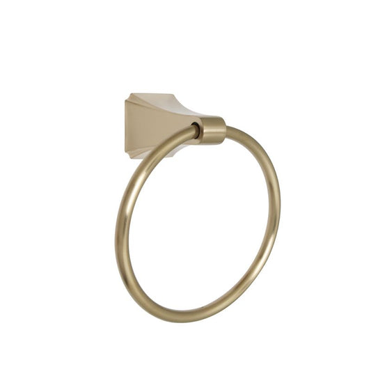 Huntington Brass PVD Satin Brass Contemporary Towel Ring
