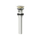 Huntington Brass PVD Satin Brass Push Style Pop-Up Drain With Over-flow (P0112116)