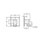 Huntington Brass PVD Satin Brass Square Water Supply Elbow Shower Accessory (P1333116)