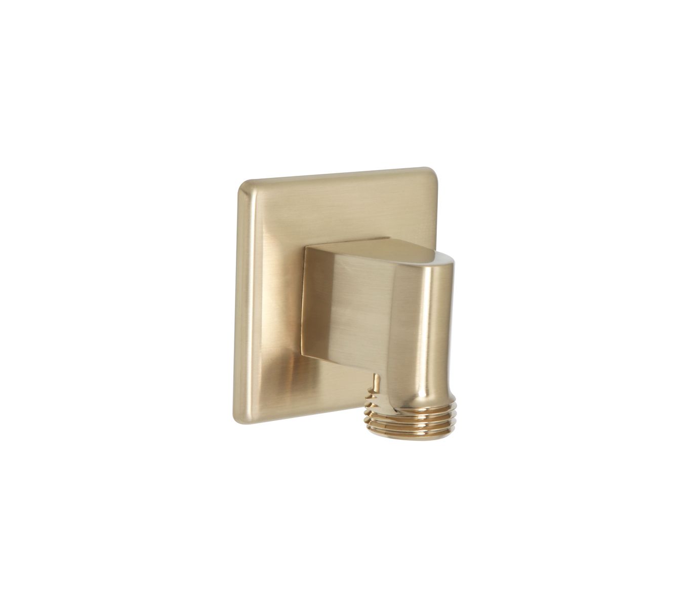 Huntington Brass PVD Satin Brass Square Water Supply Elbow Shower Accessory (P1333116)