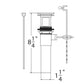 Huntington Brass PVD Satin Nickel All Brass Constructed Push Style Pop-Up Drain With Over-flow (P0111102)