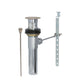 Huntington Brass PVD Satin Nickel All Brass Constructed Push Style Pop-Up Drain With Over-flow (P0111102)