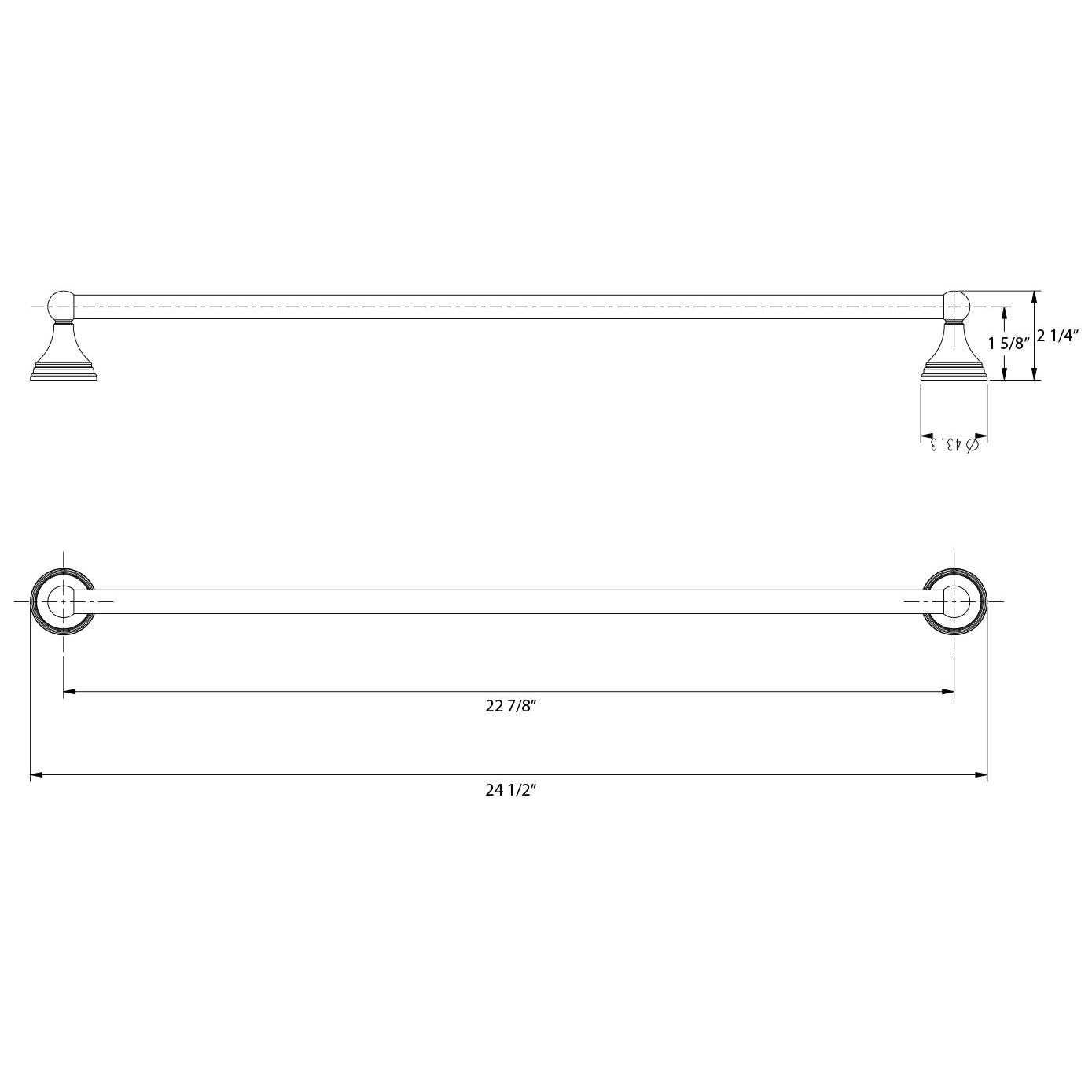 Huntington Brass Polished Chrome Bathroom Accessory Package for Woodbury and Isabelle Series