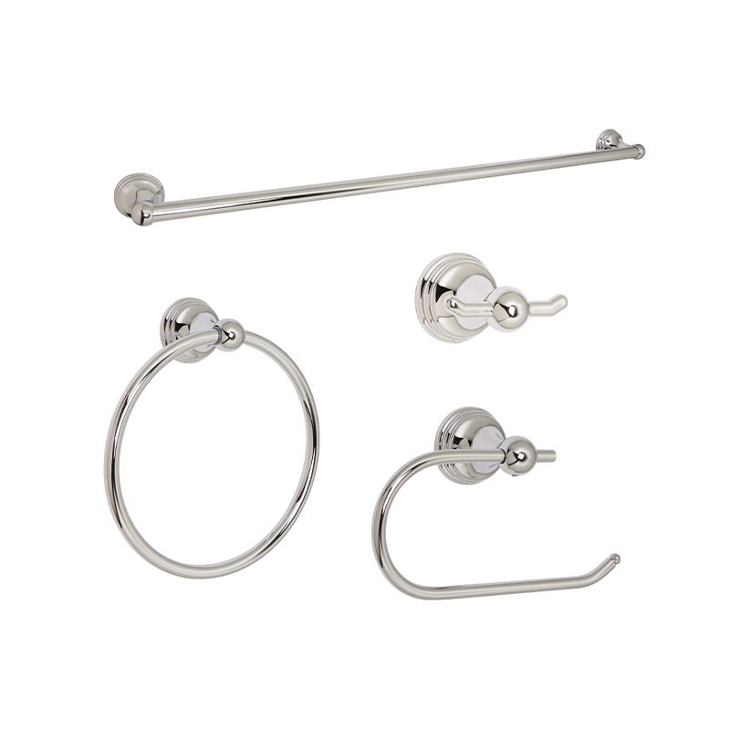 Huntington Brass Polished Chrome Bathroom Accessory Package for Woodbury and Isabelle Series