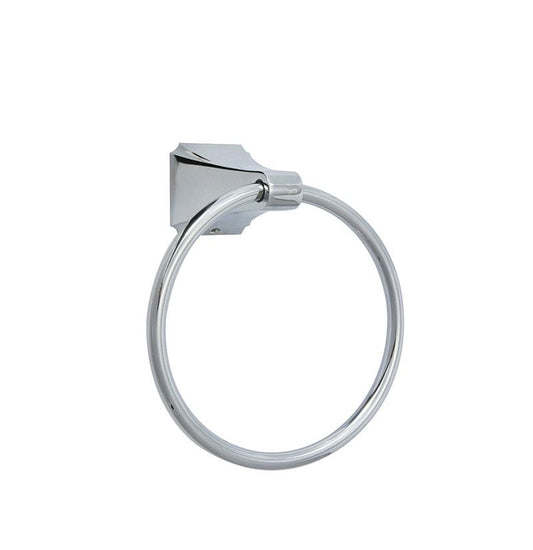 Huntington Brass Polished Chrome Contemporary Towel Ring