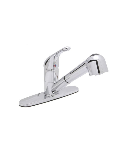 Huntington Brass Polished Chrome Pull-Out Kitchen Faucet