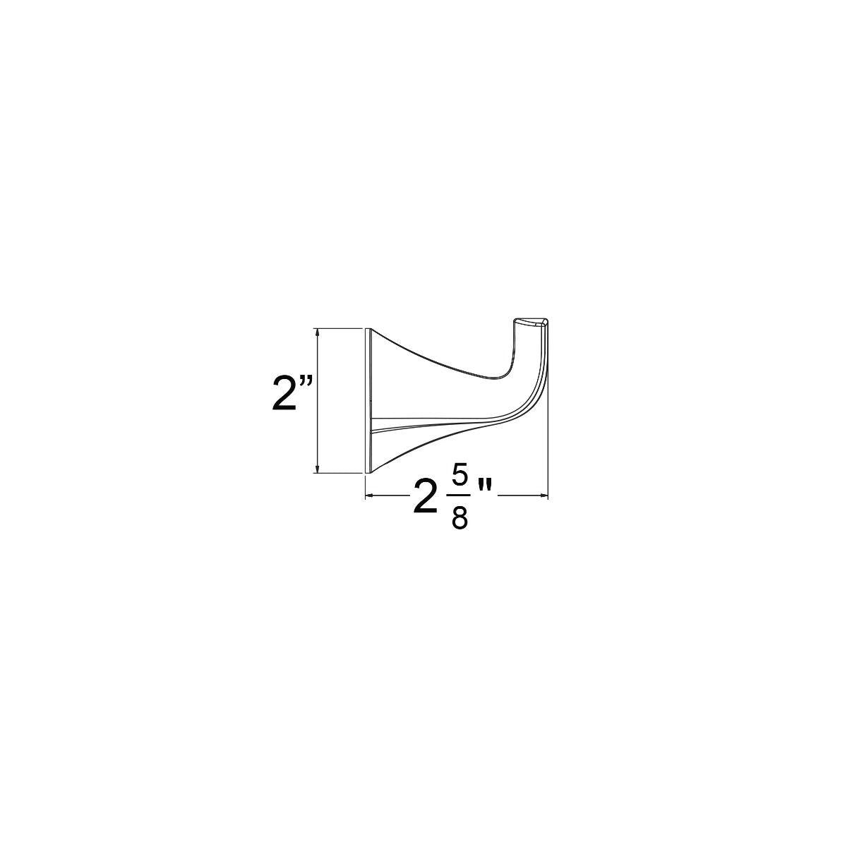 Huntington Brass Polished Chrome Robe Hook for Joy and Trend Series