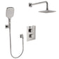 Huntington Brass Polished Chrome Square Thermostatic Shower Package