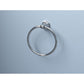 Huntington Brass Polished Chrome Towel Ring for Woodbury and Isabelle Series