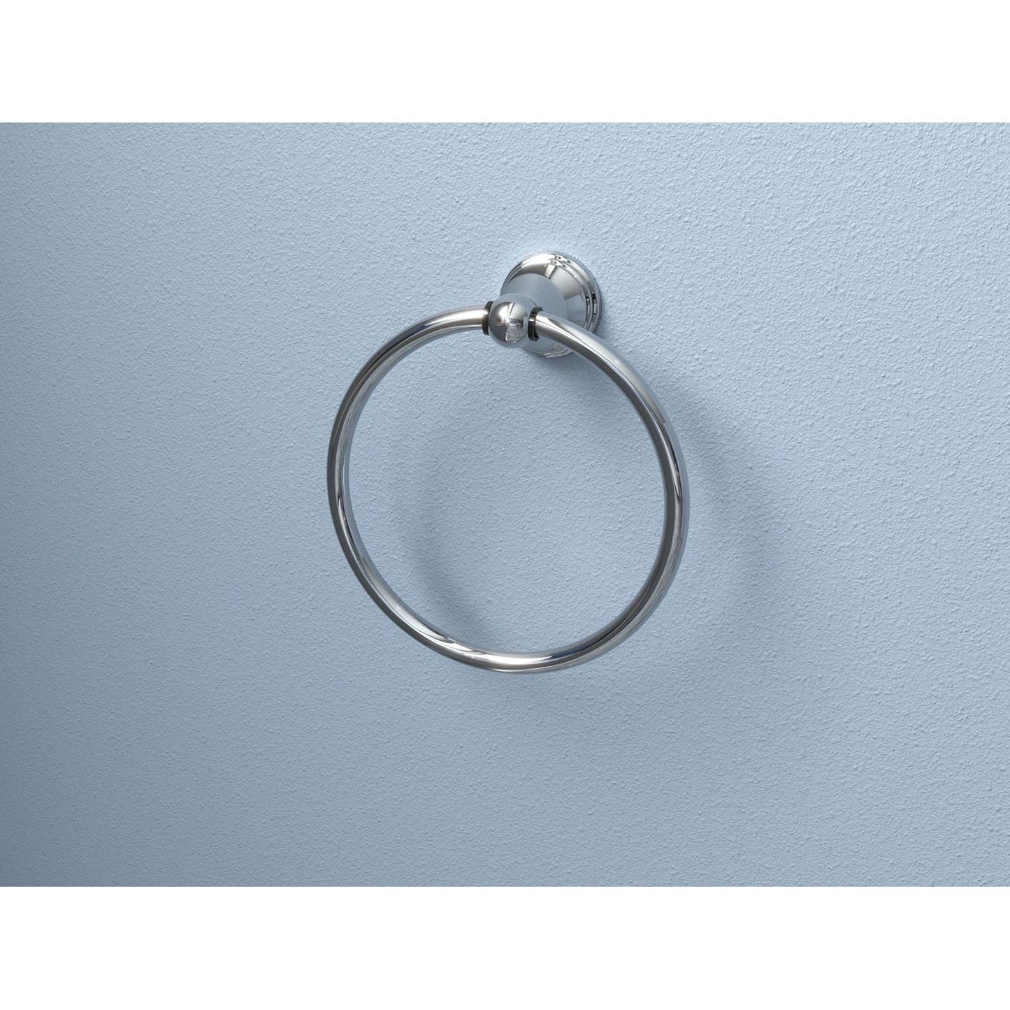 Huntington Brass Polished Chrome Towel Ring for Woodbury and Isabelle Series