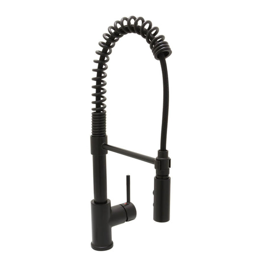 Huntington Brass Rexford II Matte Black Kitchen Faucet