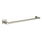 Huntington Brass Razo 24" Matte Black Square Style Towel Bar
