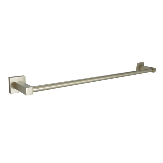 Huntington Brass Razo 24" Matte Black Square Style Towel Bar