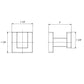 Huntington Brass Razo Matte Black Bathroom Accessory Package