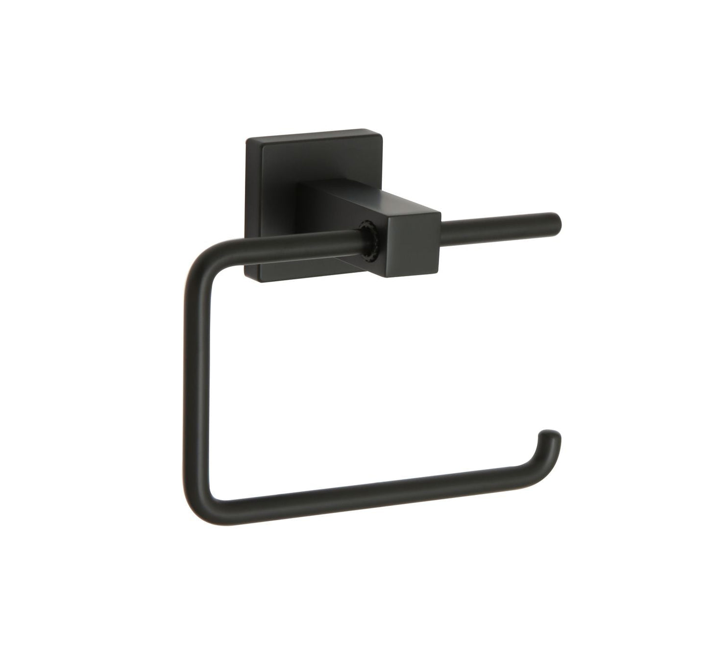 Huntington Brass Razo Matte Black Square Style Toilet Paper Holder