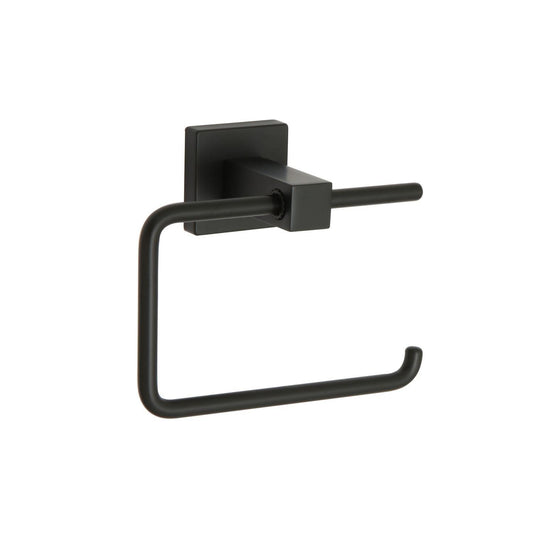 Huntington Brass Razo Matte Black Square Style Toilet Paper Holder
