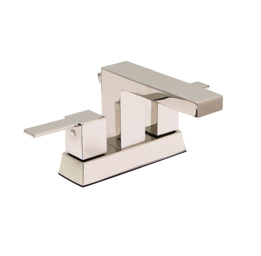 Huntington Brass Razo PVD Polished Nickel Center Set Lavatory Faucet