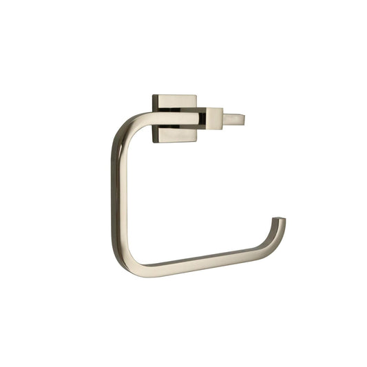 Huntington Brass Razo PVD Polished Nickel Square Style Towel Ring