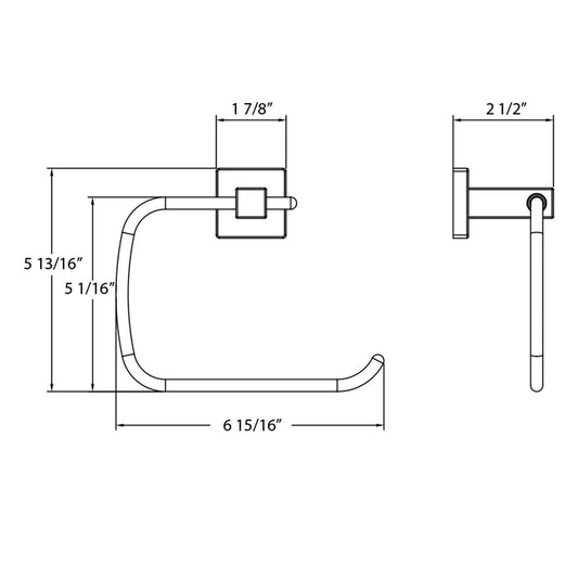 Huntington Brass Razo PVD Satin Brass Bathroom Accessory Package