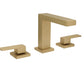 Huntington Brass Razo PVD Satin Brass Widespread Lavatory Faucet With Tall Spout