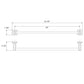 Huntington Brass Razo PVD Satin Nickel Bathroom Accessory Package