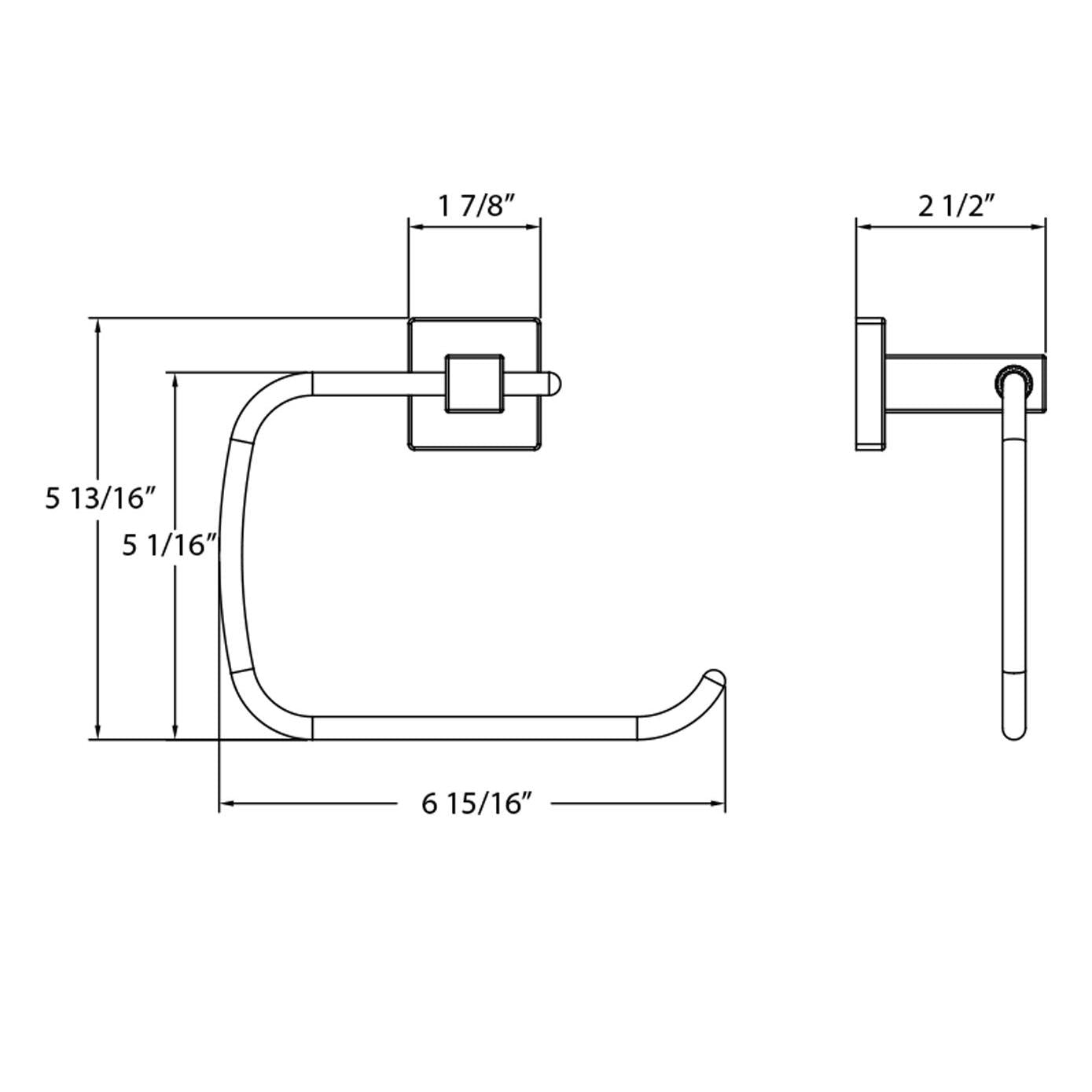 Huntington Brass Razo Polished Chrome Bathroom Accessory Package