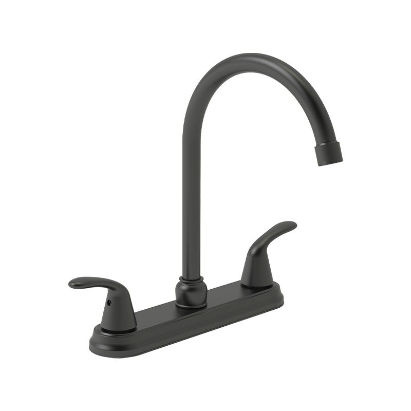 Huntington Brass Reliaflo Matte Black Trend Kitchen Faucet Without Side Sprayer