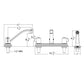 Huntington Brass Reliaflo Polished Chrome Kitchen Faucet With Side Sprayer