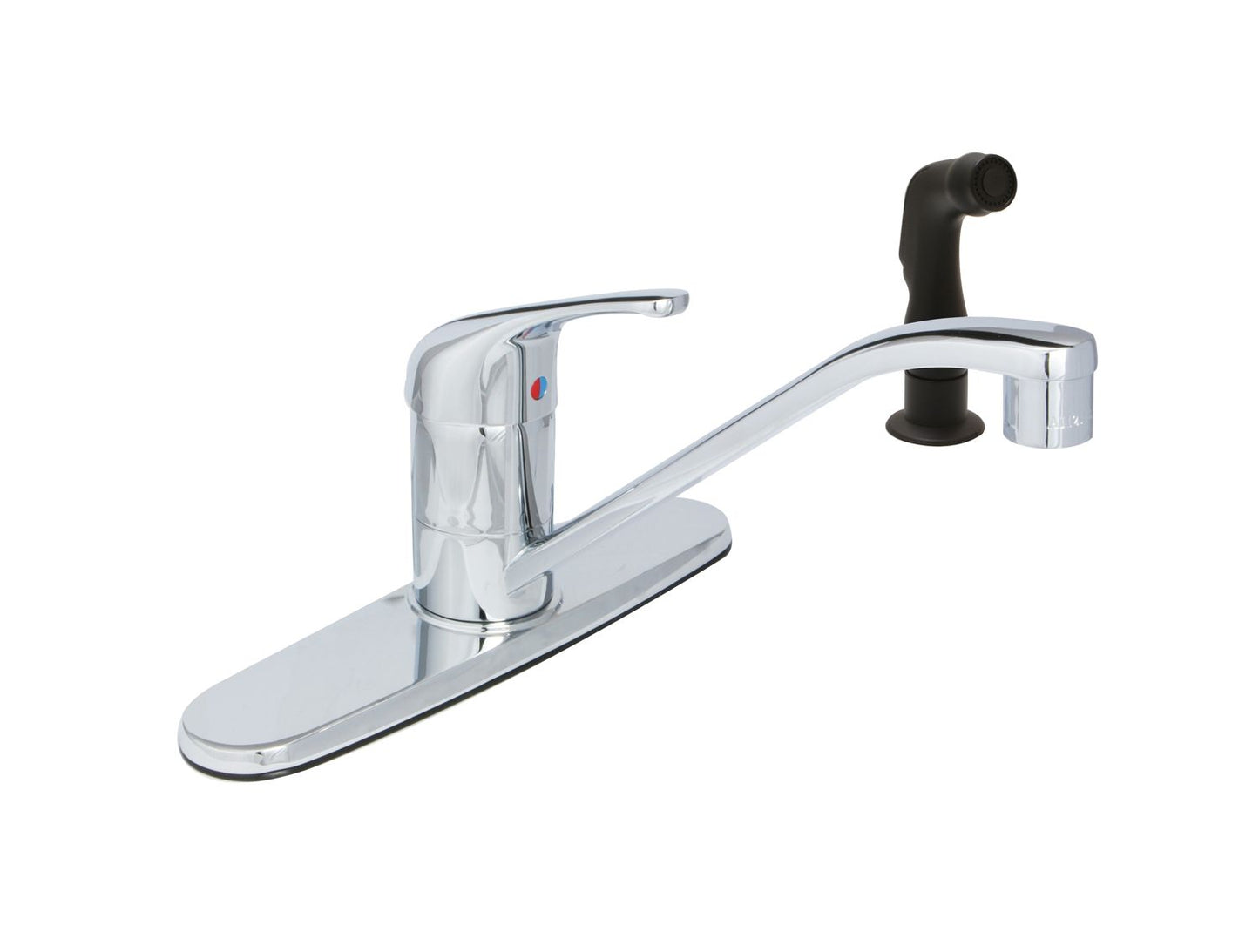 Huntington Brass Reliaflo Polished Chrome Kitchen Faucet With Side Sprayer