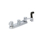 Huntington Brass Reliaflo Polished Chrome Kitchen Faucet With Side Sprayer