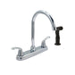 Huntington Brass Reliaflo Polished Chrome Trend Kitchen Faucet With Side Sprayer