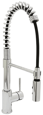 Huntington Brass Rexford II Professional Style 20" PVD Satin Nickel Kitchen Faucet by Chemcore Industries